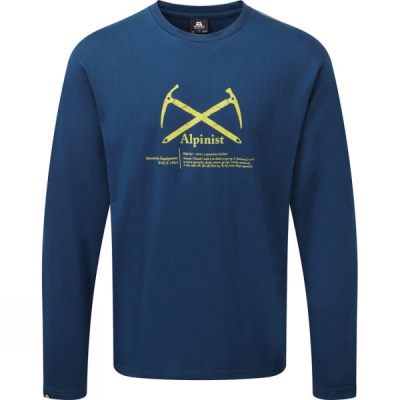 Tee Mountain Equipment Alpinist Manga Larga Hombre - Azules - Chile PMC164859